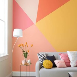 藝術塗料常見應用空間,包括辦公大廳、商業餐廳與住宅客廳 來源:Better Homes & Gardens