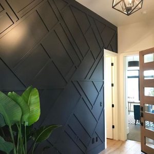 現代住宅中以藝術塗料打造的主牆,牆面質感成為空間焦點 來源:Unsplash