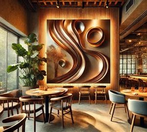 藝術塗料常見應用空間,包括辦公大廳、商業餐廳與住宅客廳 來源:Better Homes & Gardens